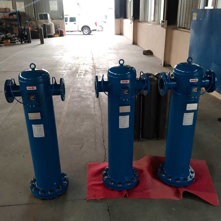 華豫供應(yīng)壓縮空氣除雜精密過濾法蘭過濾器